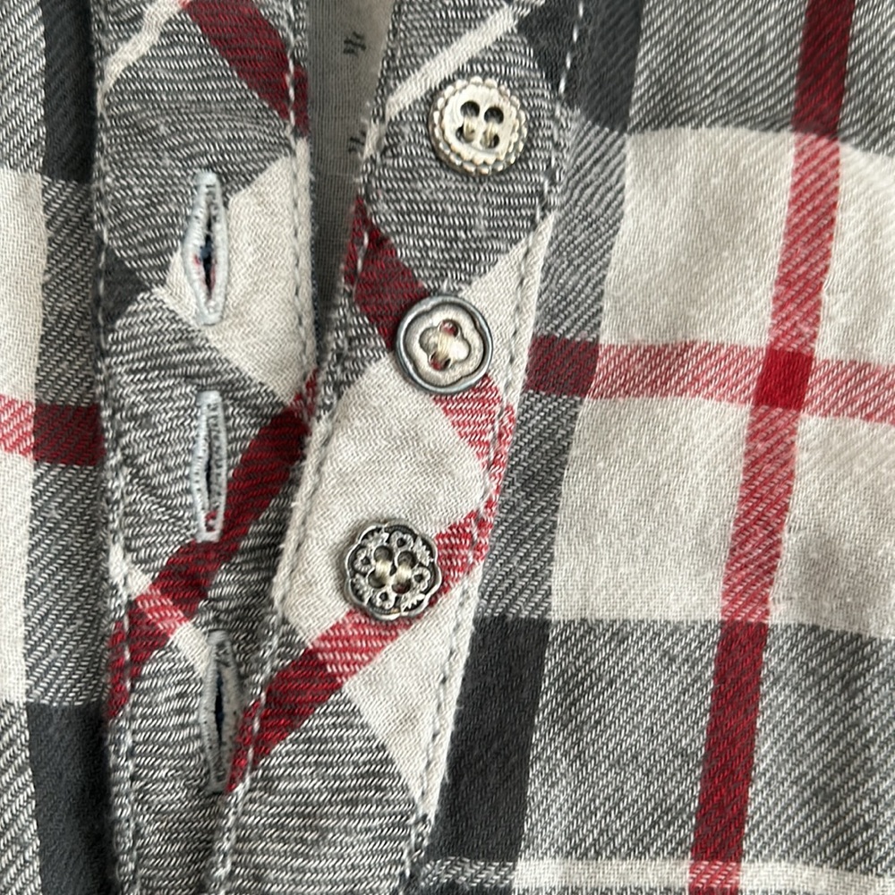 Dylan Plaid Button Down Shirt Jacket - image 5